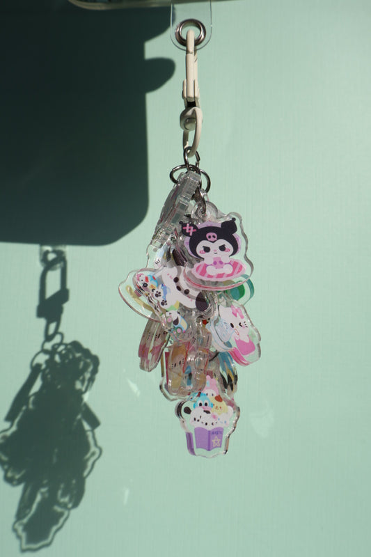 Random Kawaii Animal Keychain – Cute Preschool Kids Bag Charm